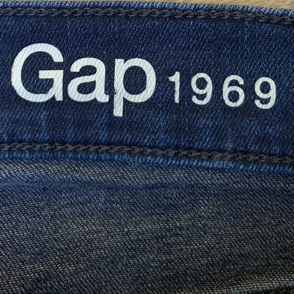 Gap 1969 High Rise Resolution Skinny Flare Jeans Sz27 - Picture 14 of 16